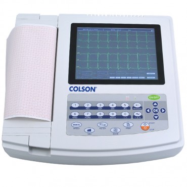 Electrocardiographe ECG Colson Cardi-12 (12 pistes) avec interprétation